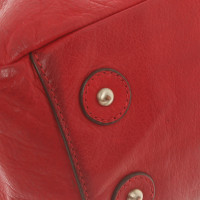 Hugo Boss Umhängetasche aus Leder in Rot