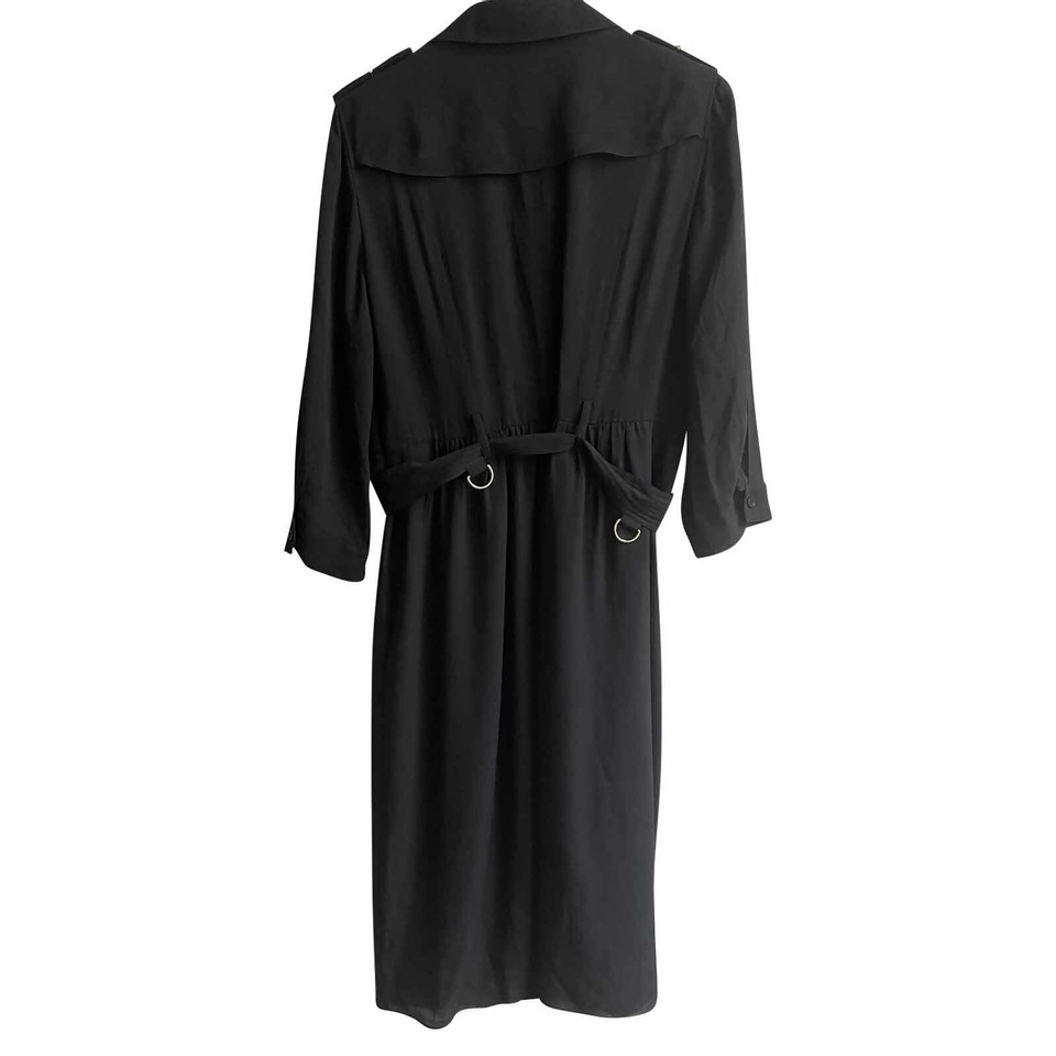 Burberry Prorsum Robe en Soie en Noir