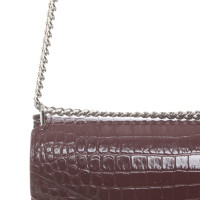 Saint Laurent Cassandra Monogram Clasp Leer