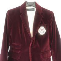 Dsquared2 Jacke/Mantel aus Baumwolle in Bordeaux