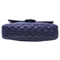 Chanel Classic Flap Bag Small en Cuir en Bleu
