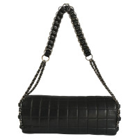 Chanel Handtasche aus Leder in Schwarz