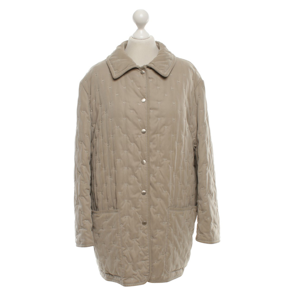 Hermès Quilted coat in beige