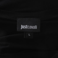 Just Cavalli T-shirt in black with rhinestones