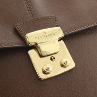 Trussardi Handtasche aus Leder in Braun