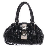 Miu Miu Handbag Patent leather in Black