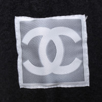 Chanel Jupe en maille en noir / crème