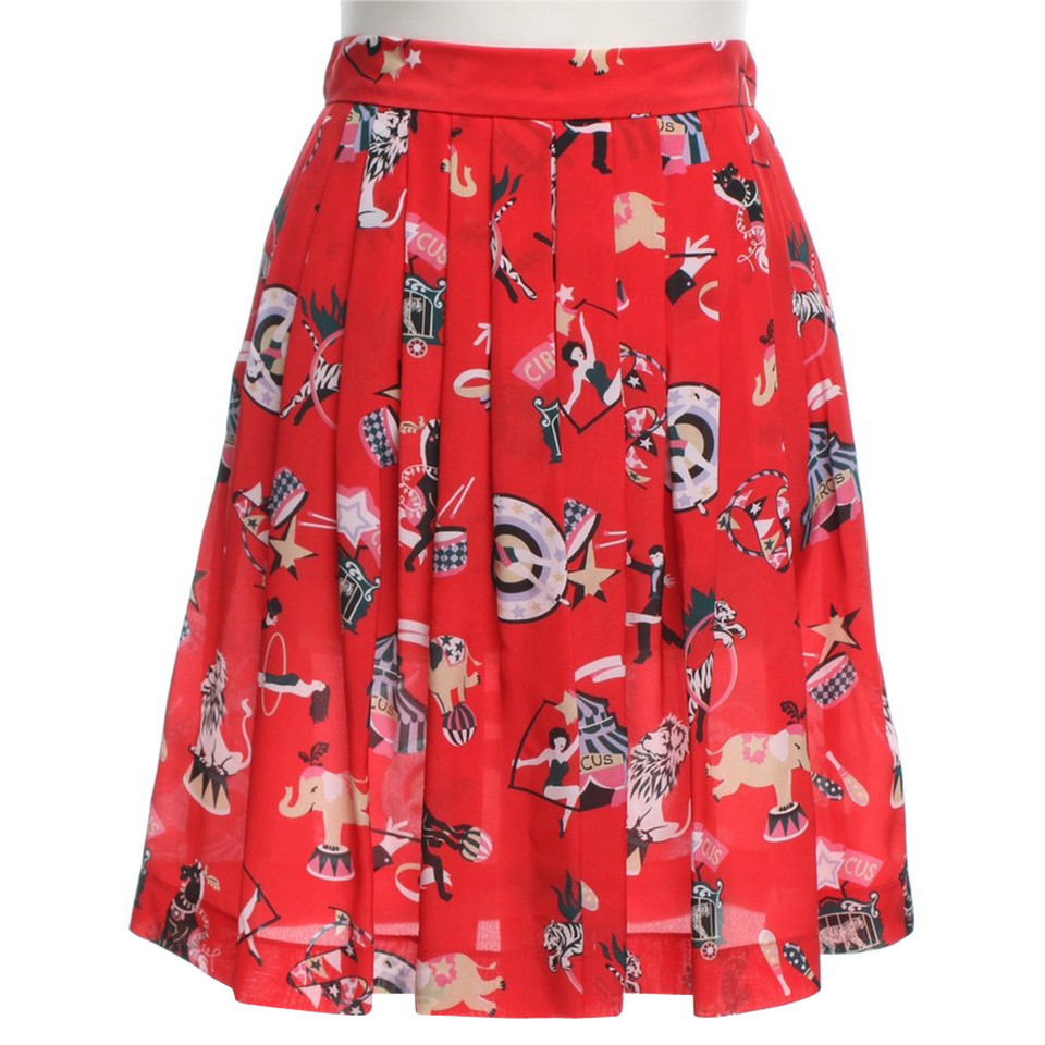 Missoni skirt with circus motif