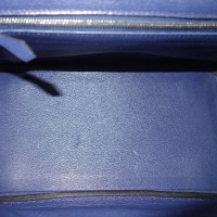 Hermès Birkin Bag 25 Leer in Blauw