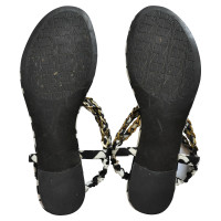 Diane Von Furstenberg Flip flop con maglie della catena