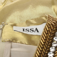 Issa Metallic blouse with jewelry