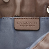 Bulgari Clutch Bag Leather in Taupe
