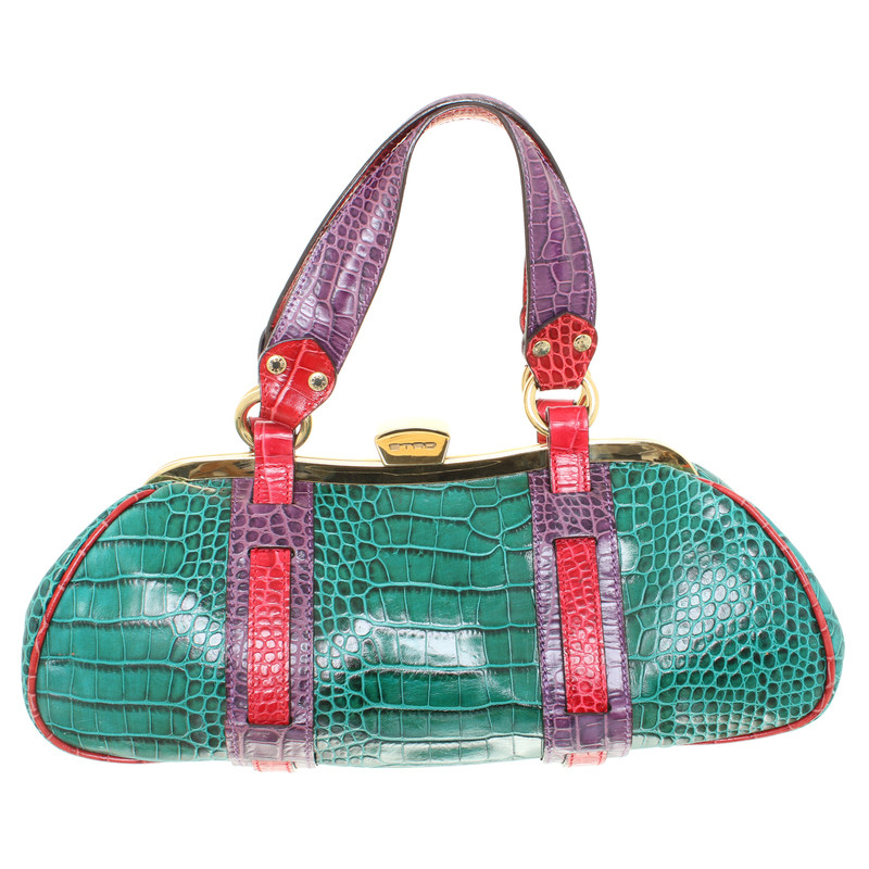 Etro Reptile leather handbag