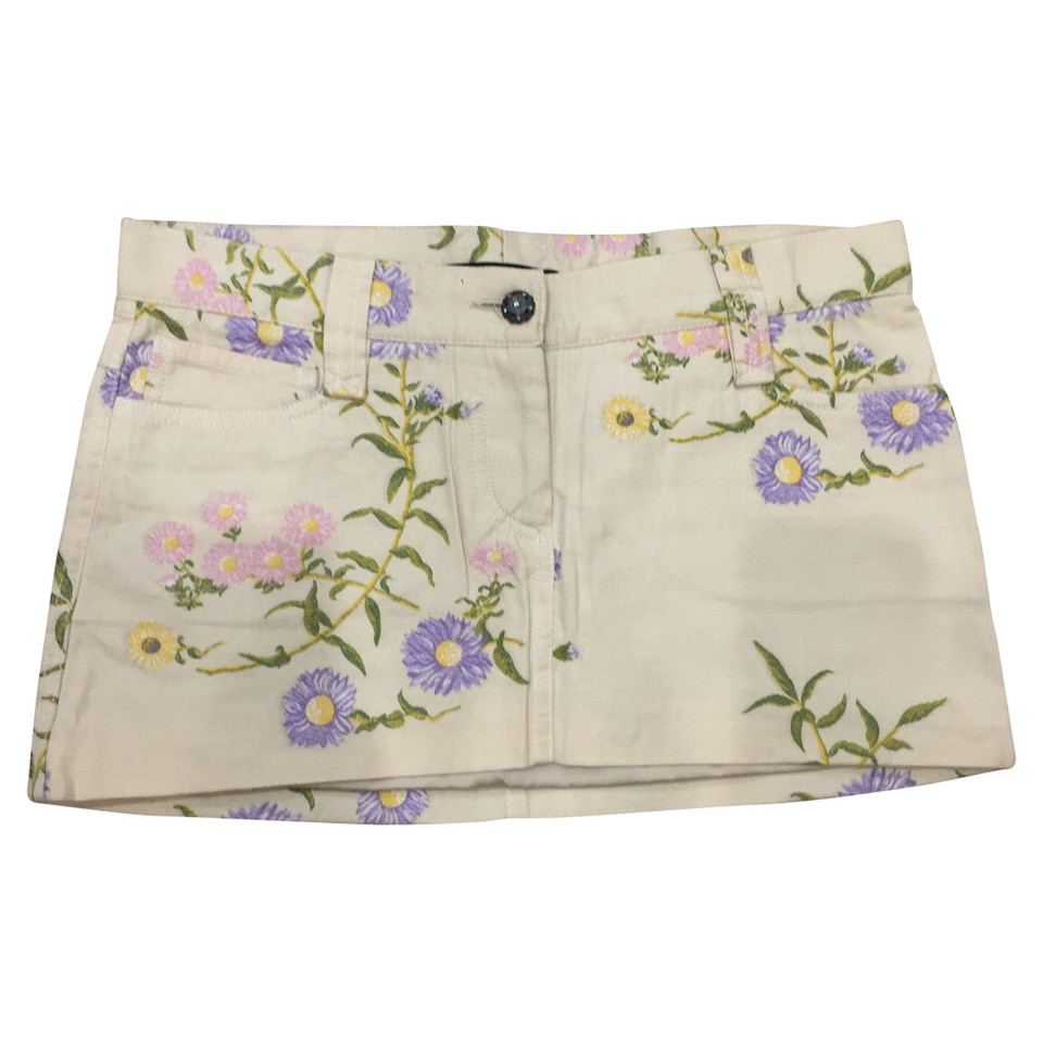 Dolce & Gabbana Mini skirt with floral pattern