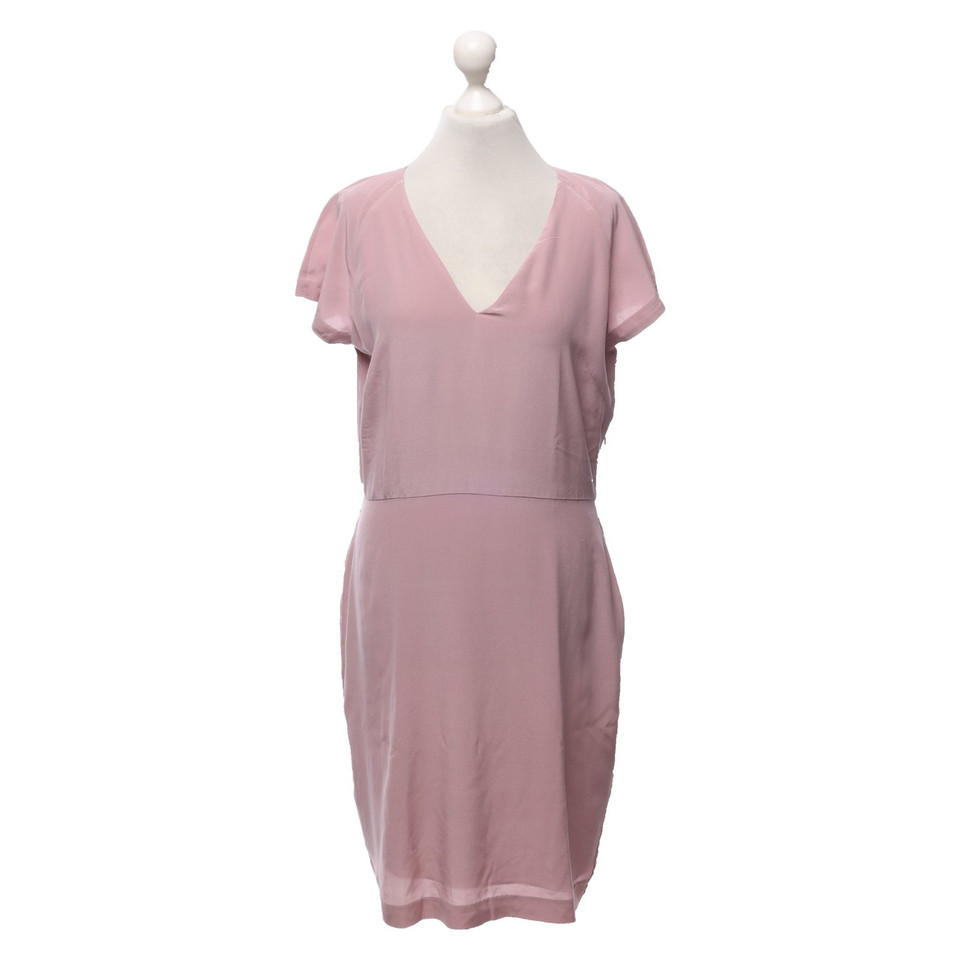 Samsøe & Samsøe Kleid aus Seide in Rosa / Pink