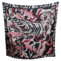 Roberto Cavalli Silk scarf with pattern