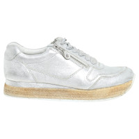 Kennel & Schmenger Trainers Leather in Silvery