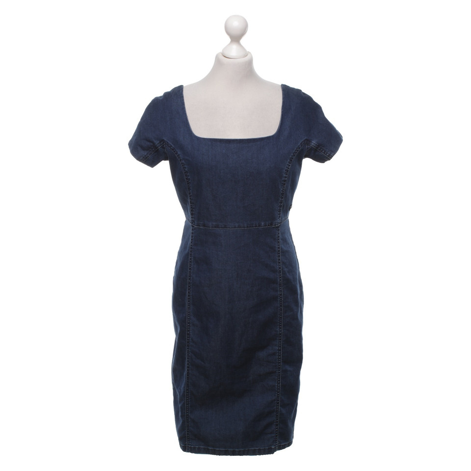 Armani Jeans Denim jurk in blauw
