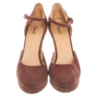 Ganni pumps pelle scamosciata