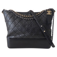 Chanel Gabrielle en Cuir en Noir