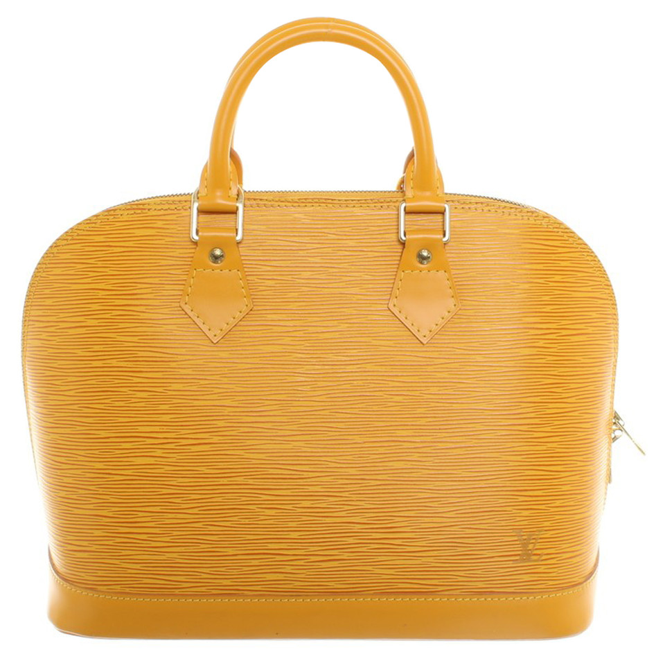 Louis Vuitton Epileder- Handtasche in Gelb - Second Hand Louis Vuitton Epileder- Handtasche in ...