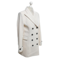 Atos Lombardini Wool coat in cream