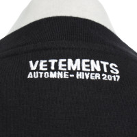 Vetements Robe en Coton en Noir