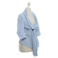 Vivienne Westwood Schluppen blouse in lichtblauw