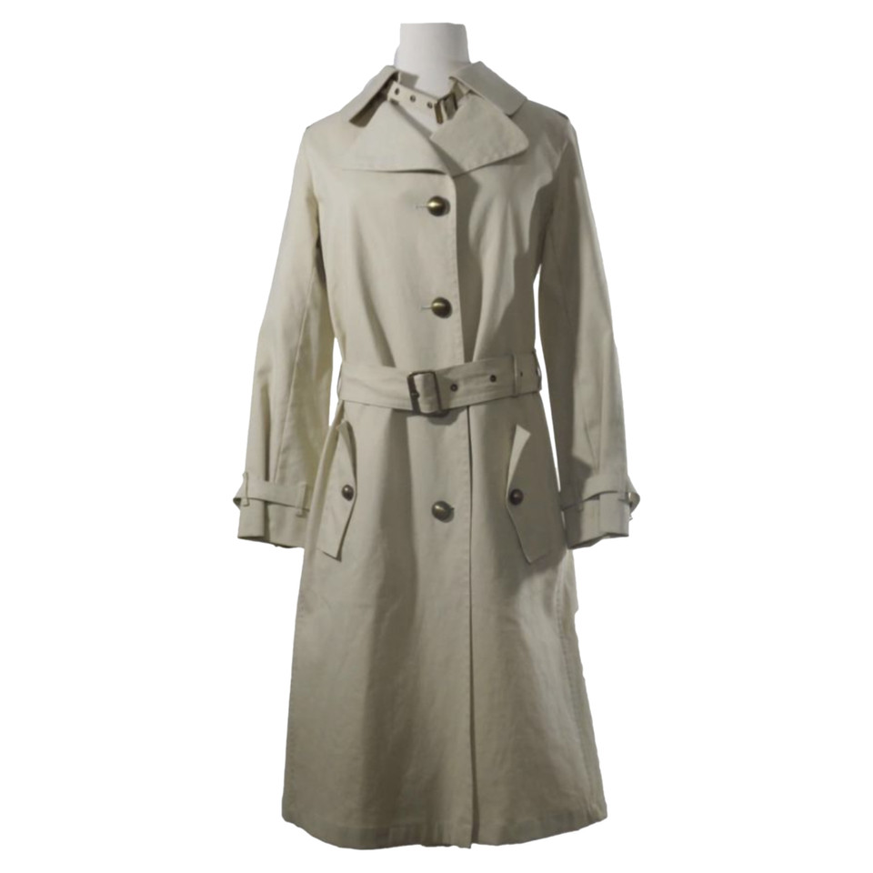 Burberry Giacca/Cappotto in Cotone in Beige