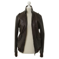 Giorgio Brato Leather jacket in Brown 