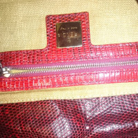 Fendi Baguette Bag Micro in Rosso