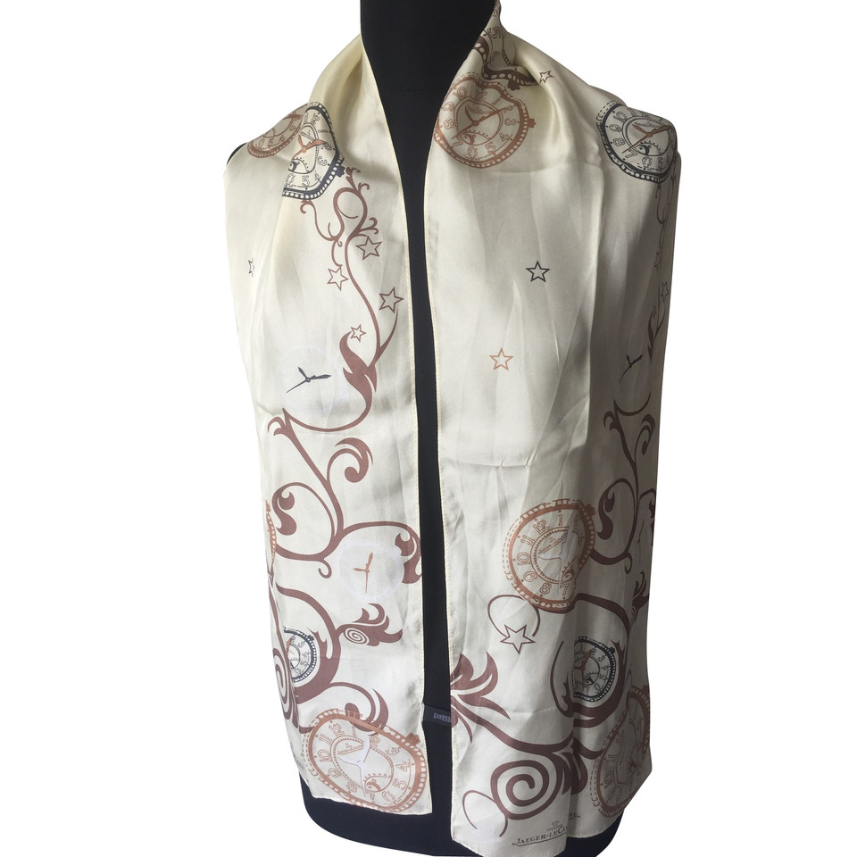 Jaeger Le Coultre silk scarf