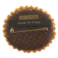 Prada broche Raffia