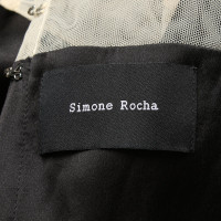 Simone Rocha Kleid aus Seide in Schwarz
