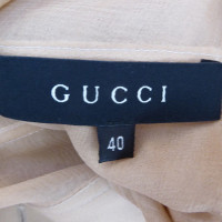 Gucci camicetta di seta con pieghe