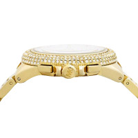 Michael Kors Oversize Gold-Tone Watch embellished