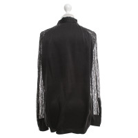 Equipment Black blouse with lace