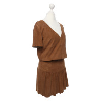 Bash Dress Suede in Brown