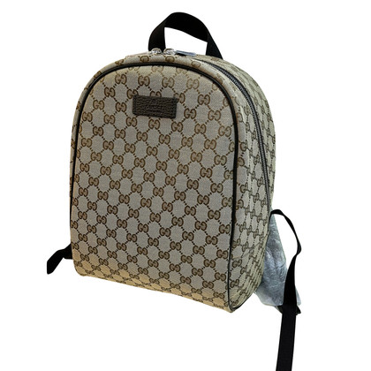 Gucci Backpack Canvas in Beige