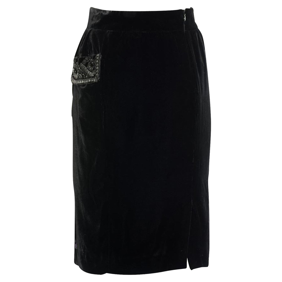 Blumarine Velvet skirt