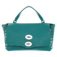 Zanellato Sac à bandoulière en Cuir en Turquoise