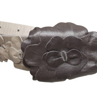 Twin Set Simona Barbieri Leather belt in grey