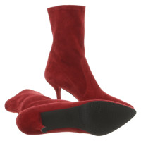 Stuart Weitzman Ankle boots Suede in Red