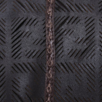 Fendi Jacket/Coat Leather in Brown