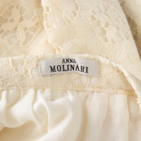 Anna Molinari Lace skirt in cream