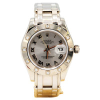 Rolex Armbanduhr in Silbern