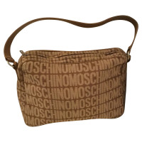Moschino Beige monogram shoulder bag