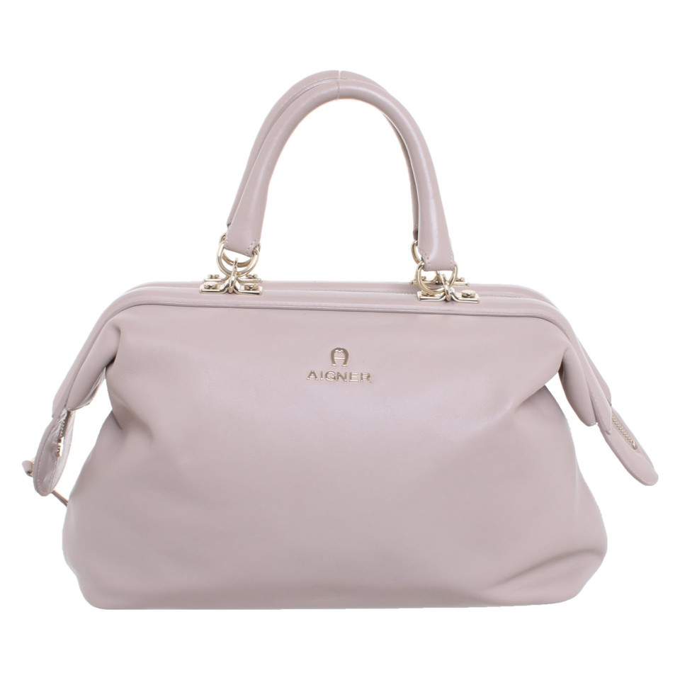 Aigner Handtasche aus Leder in Rosa / Pink