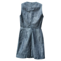Victoria Beckham Kleid aus Baumwolle in Blau