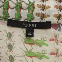 Gucci Bluse mit Insekten-Muster